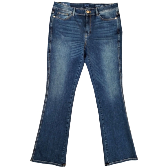 Jeans Femme J.Jill Noir Taille 14 - Coupe Kick-flare Ankle, 5 Poches, Neuf Sans étiquettes